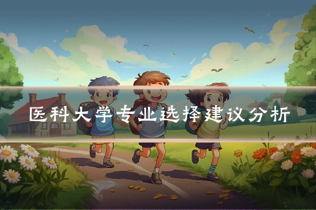 医科大学专业选择建议分析