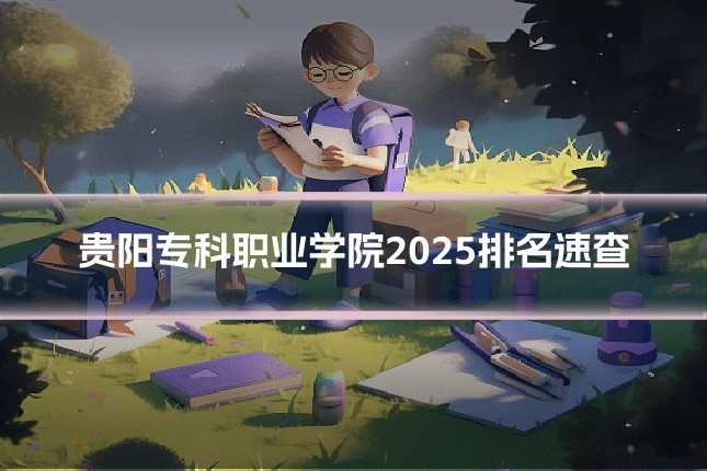 贵阳专科职业学院2025排名速查