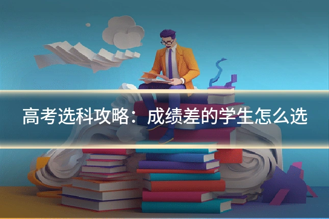 高考选科攻略：成绩差的学生怎么选