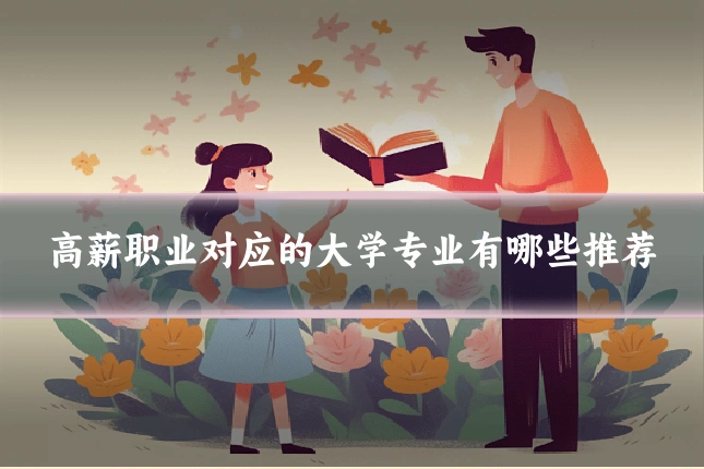 高薪职业对应的大学专业有哪些推荐