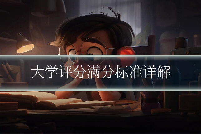 大学评分满分标准详解