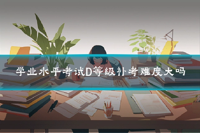 学业水平考试D等级补考难度大吗