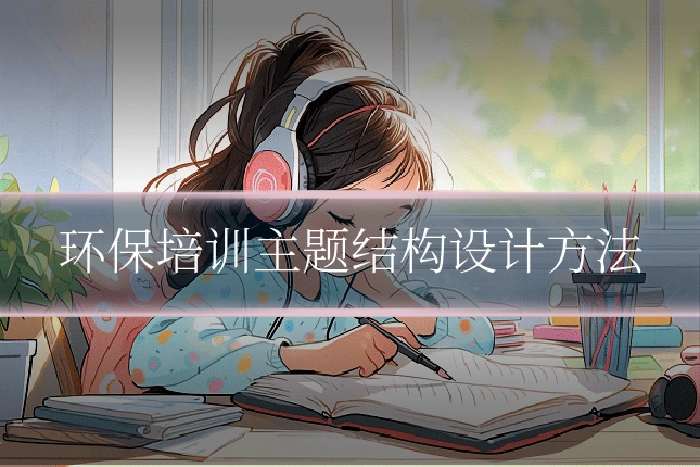 环保培训主题结构设计方法