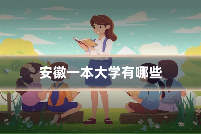 安徽一本大学有哪些