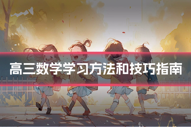 高三数学学习方法和技巧指南