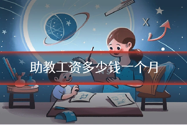 助教工资多少钱一个月