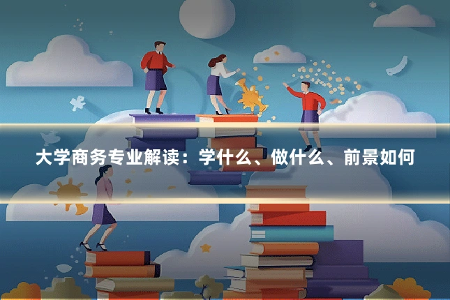 大学商务专业解读：学什么、做什么、前景如何