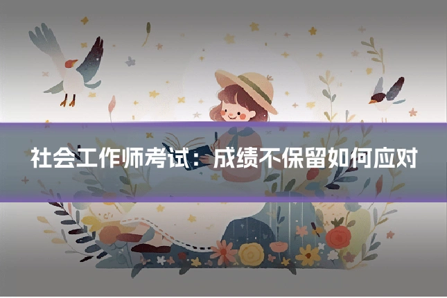 社会工作师考试：成绩不保留如何应对