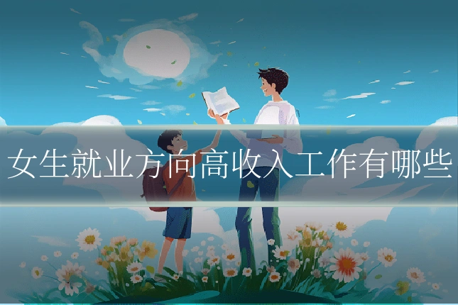 女生就业方向高收入工作有哪些