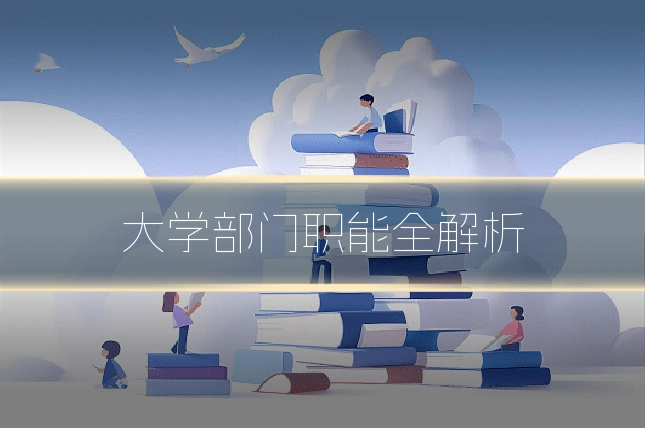 大学部门职能全解析