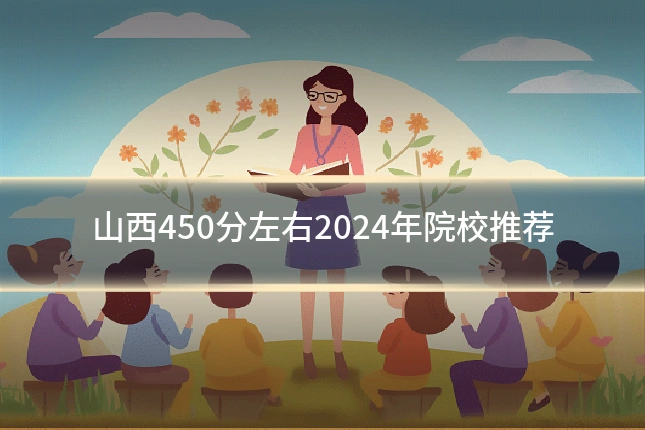 山西450分左右2024年院校推荐