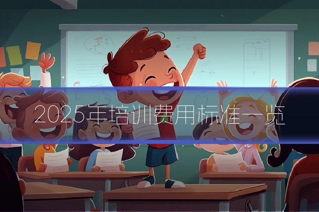 2025年培训费用标准一览