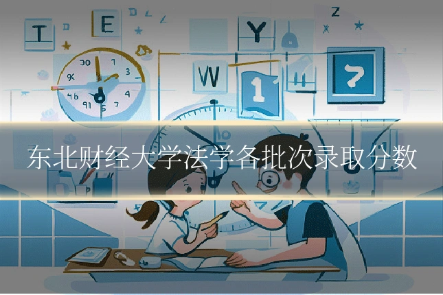 东北财经大学法学各批次录取分数