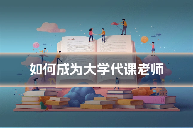 如何成为大学代课老师