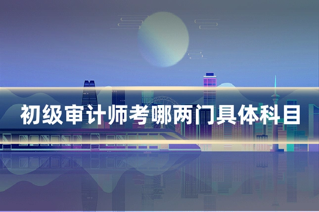 初级审计师考哪两门具体科目