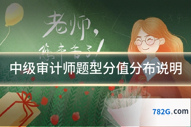 中级审计师题型分值分布说明