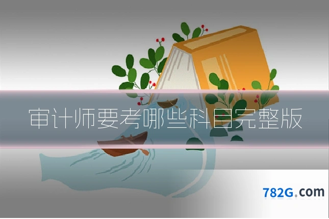 审计师要考哪些科目完整版