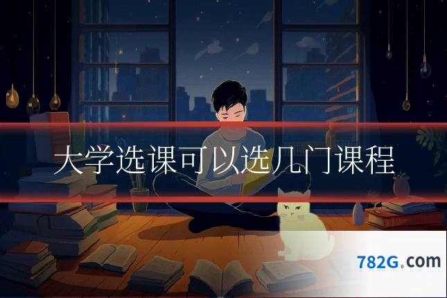 大学选课可以选几门课程