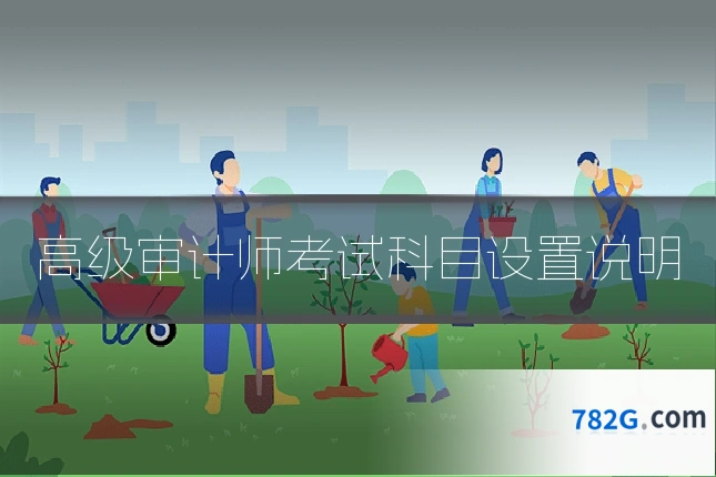高级审计师考试科目设置说明