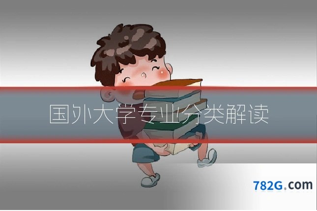 国外大学专业分类解读