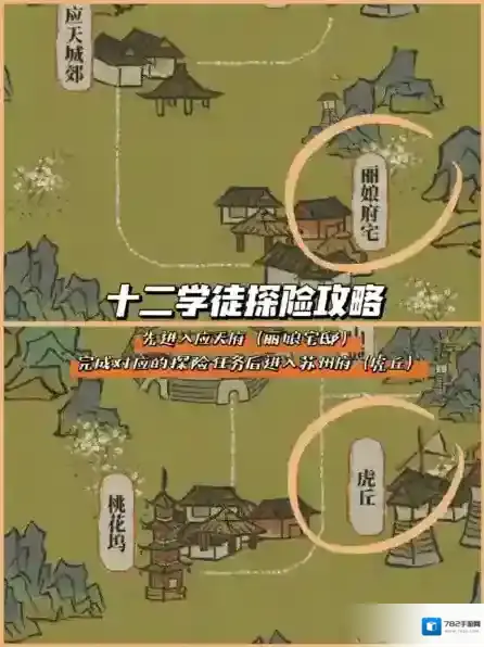 江南百景图顺序