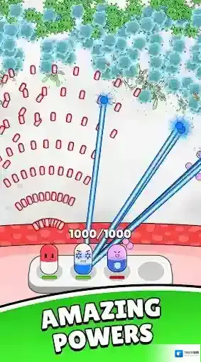 药丸堡垒消灭病毒