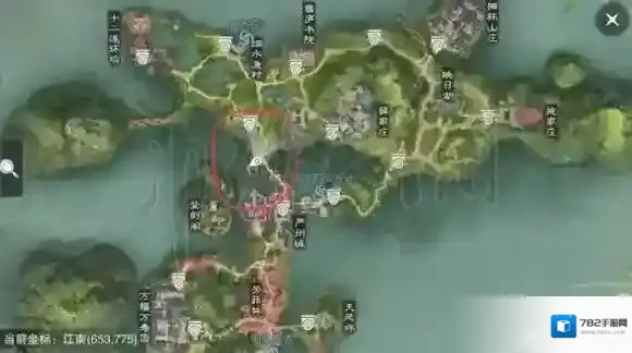 楚留香726打坐地点 726坐观万象打坐修炼地点坐标