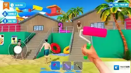 水上乐园模拟器游客