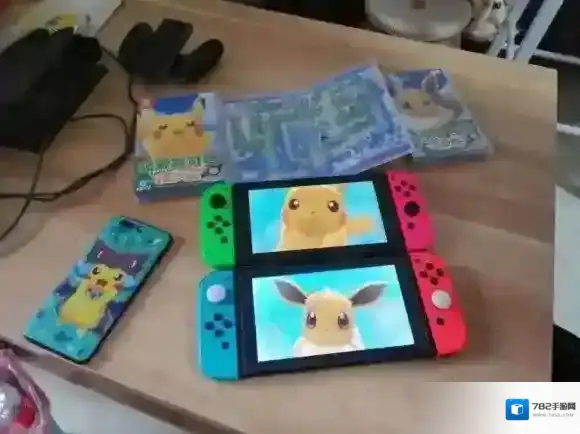 精灵宝可梦LetsGo皮卡丘伊布捕抓