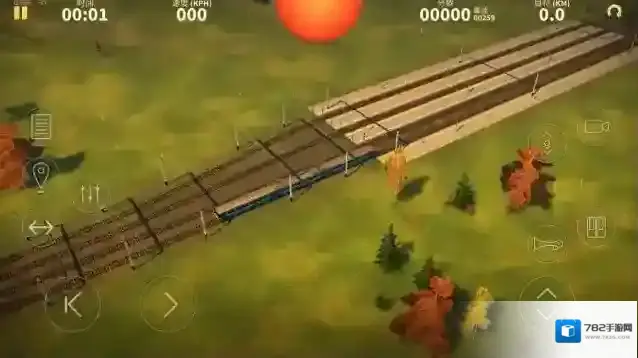 电动火车模拟器游玩