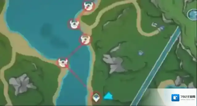 原神久雨莲高效采集路线图