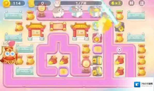 保卫萝卜4周赛3.21无伤通关攻略