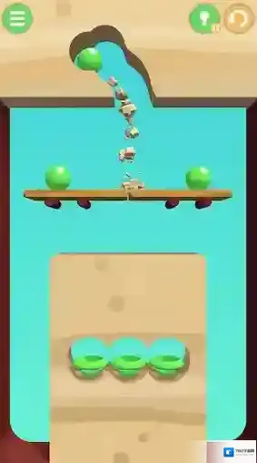 超级挖坑大师落到