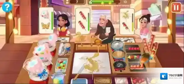 楼下的早餐店客人