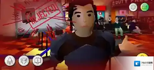 机场安检员检查