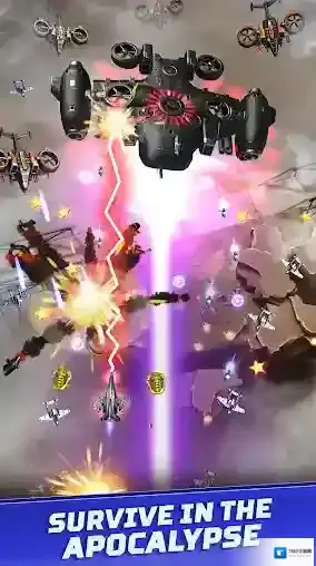 红色狩猎天空烈焰战机