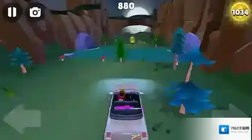 失控下山障碍物