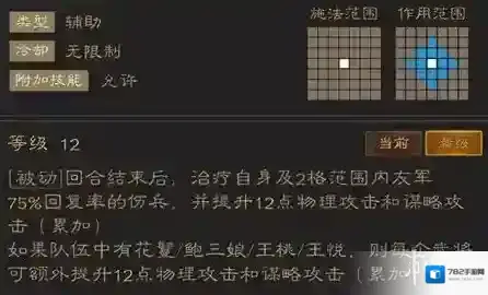 三国志战棋天下技能