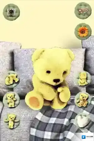 会说话的毛绒熊做出