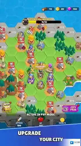 六角战士防御塔