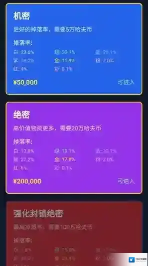 三角洲摸金模拟器物品