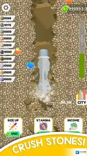 铅笔挖掘建造城市铅笔