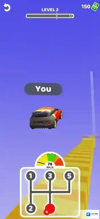 汽车坡道冲锋3D