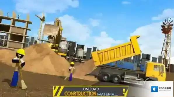 火柴人挖掘机模拟