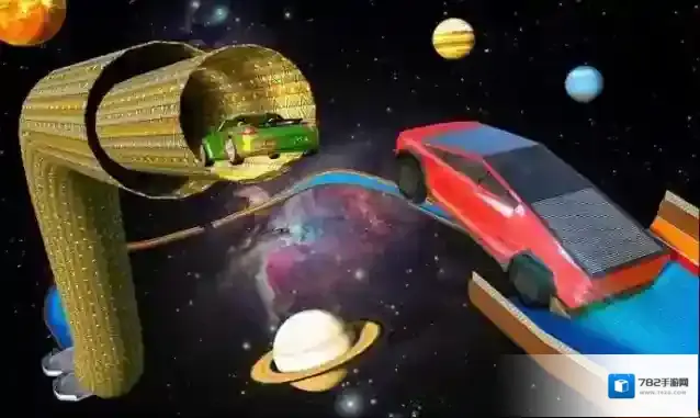 坡道特技汽车赛特技