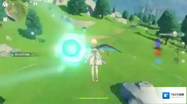 原神围着风神瞳的风壁怎么过