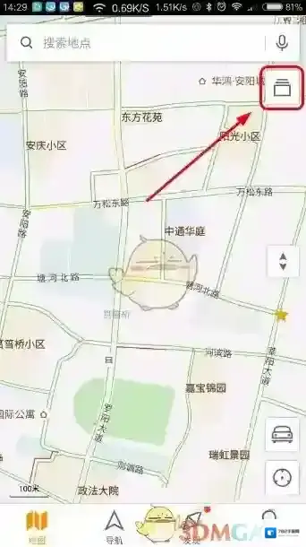 腾讯地图卫星图像