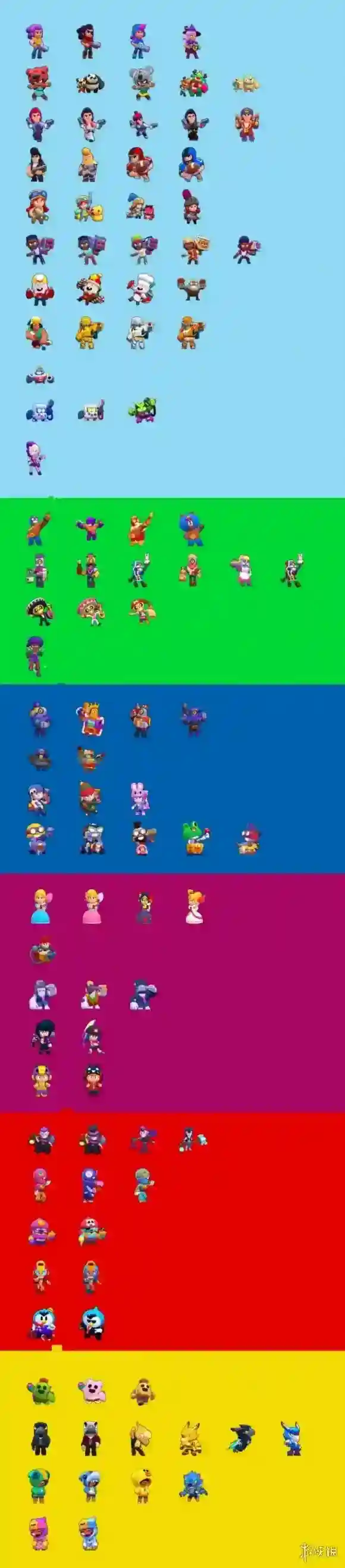 荒野乱斗皮肤有哪些 荒野乱斗全皮肤一览表