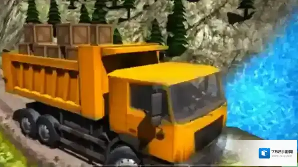 山路运输卡车驾驶