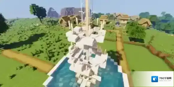 我的世界手游喷泉广场怎么制作 我的世界喷泉广场制作图文教程